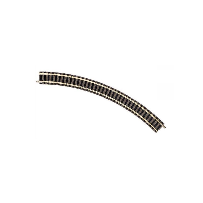 Via curva R2 ( r45º - 225,6 mm.) 9125 Fleischmann - Piccolo con balasto Escala N