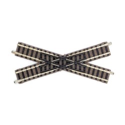 Cruce de vias 30º 9161 Fleischmann - Piccolo con balasto Escala N