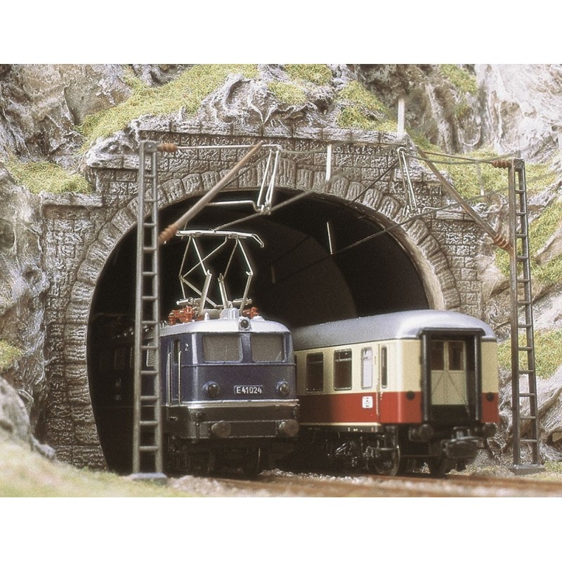 2 Bocas de tunel 7027 Busch Escala H0