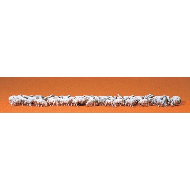 Pack 60 ovejas 14411 PREISER Escala H0