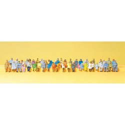 Pack 48 personas sentadas 14416 PREISER Escala H0