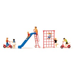 Niños con accesorios 10616 PREISER Escala H0