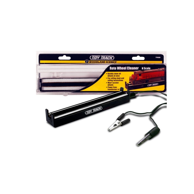 Limpiaruedas electrico para Escala H0 Woodland Scenic TT4561