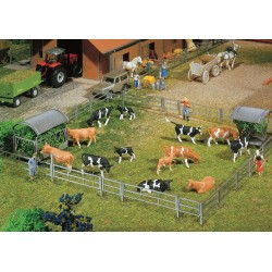 Sistema de vallas para cercados al aire libre, 2000 mm (2 x 1000 mm) 180434 Faller Escala H0
