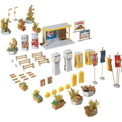 Lote de accesorios ciudad 180585 Faller Escala H0