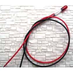 Micro bombilla ROJA con cable para 12-18V QT1 MDT Models