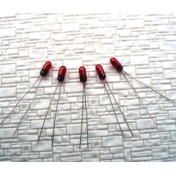 Conjunto 5 bombillas 12V rojas R48 MDT Models