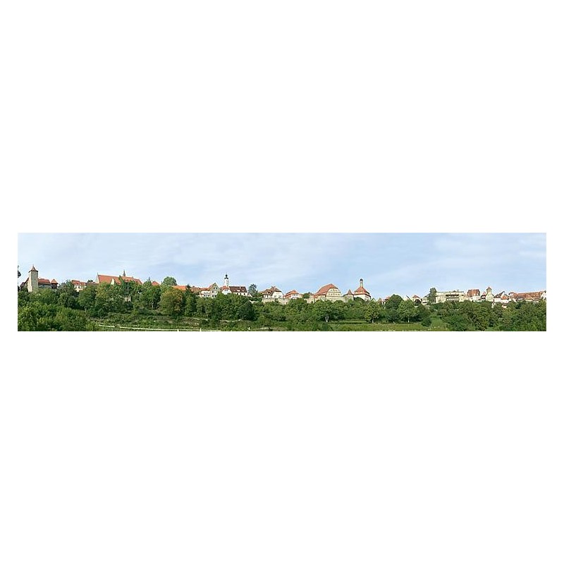 Fondo de paisaje ciudad pequeña 2700 x 500 mm 180509 Faller