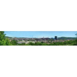 Fondo de paisaje área industrial 2700 x 500 mm 180510 Faller