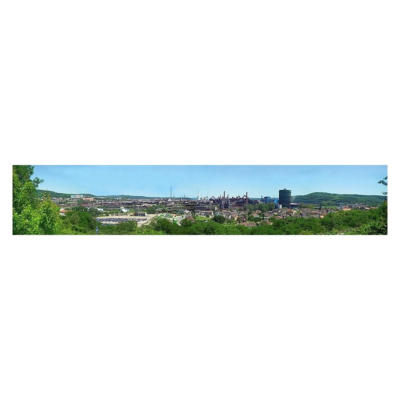 Fondo de paisaje área industrial 2700 x 500 mm 180510 Faller