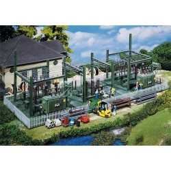 Central eléctrica con transformadores 130958 Faller Escala H0