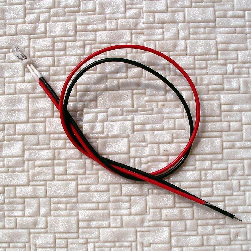 Micro bombilla BLANCA 16V con cable MB01 MDT