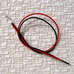 Micro bombilla BLANCA 12V con cable MB02 MDT Models