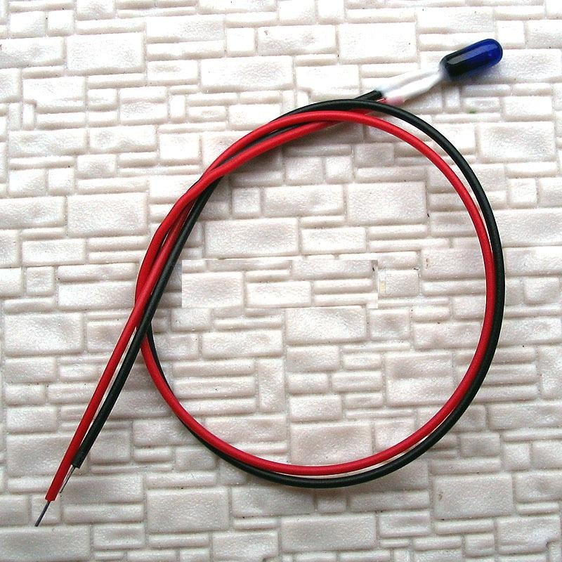 Micro bombilla AZUL con cable  para 12-18V MB03 MDT