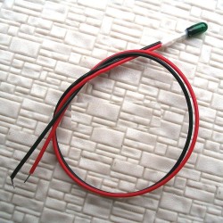 Micro bombilla VERDE con cable para 12-18V MB05 MDT Models