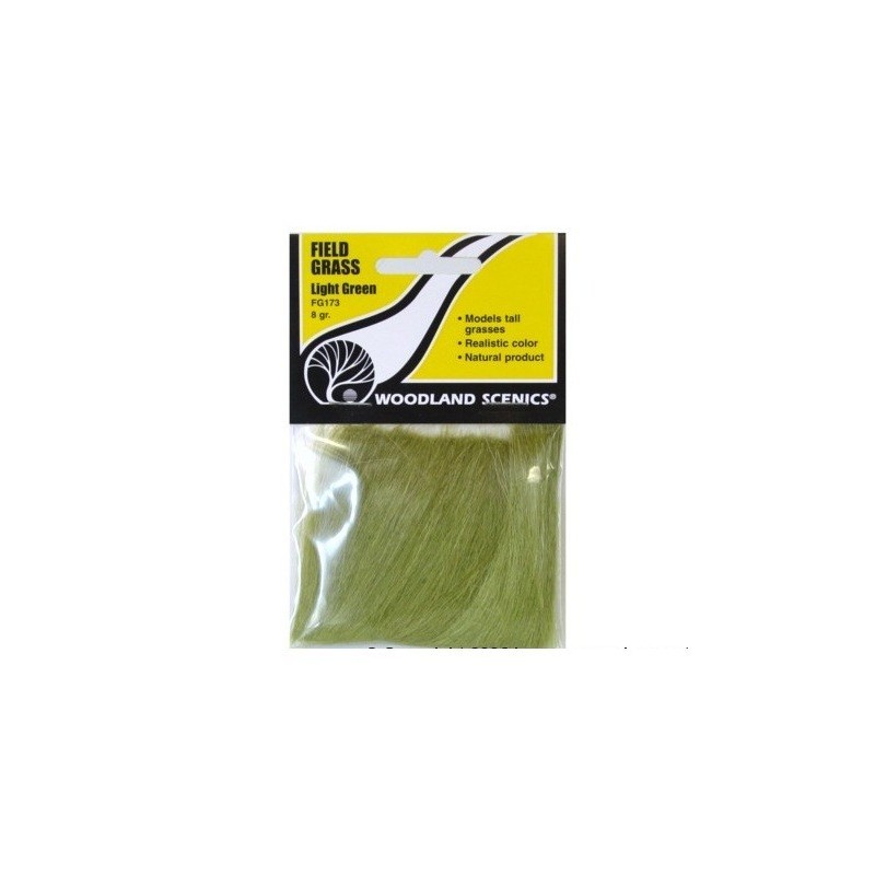 Hierba natural color verde claro Woodland Scenic FG173