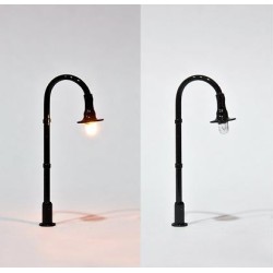 *Farola 005N, color negro, 5cm MDT Escala N