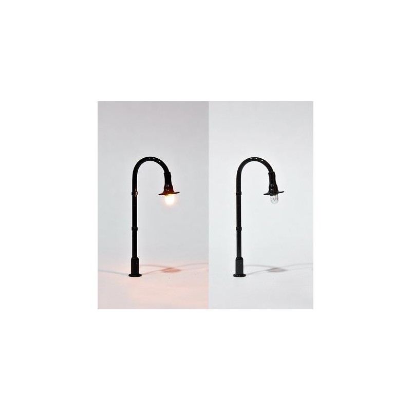 *Farola 005N, color negro, 5cm MDT Escala N