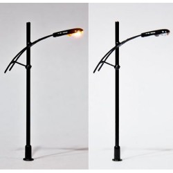 *Farola 111N, color negro, 7cm MDT Models Escala N