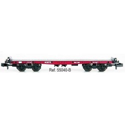 Plataforma NORTE de bogies con teleros sin garita 55040B IBERTREN Escala N