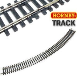Via curva R2, 45º R607 Hornby/Electrotren Escala H0