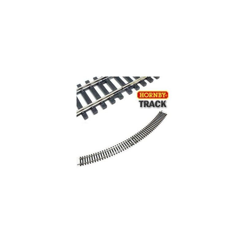 Via curva R2, 45º R607 Hornby/Electrotren Escala H0