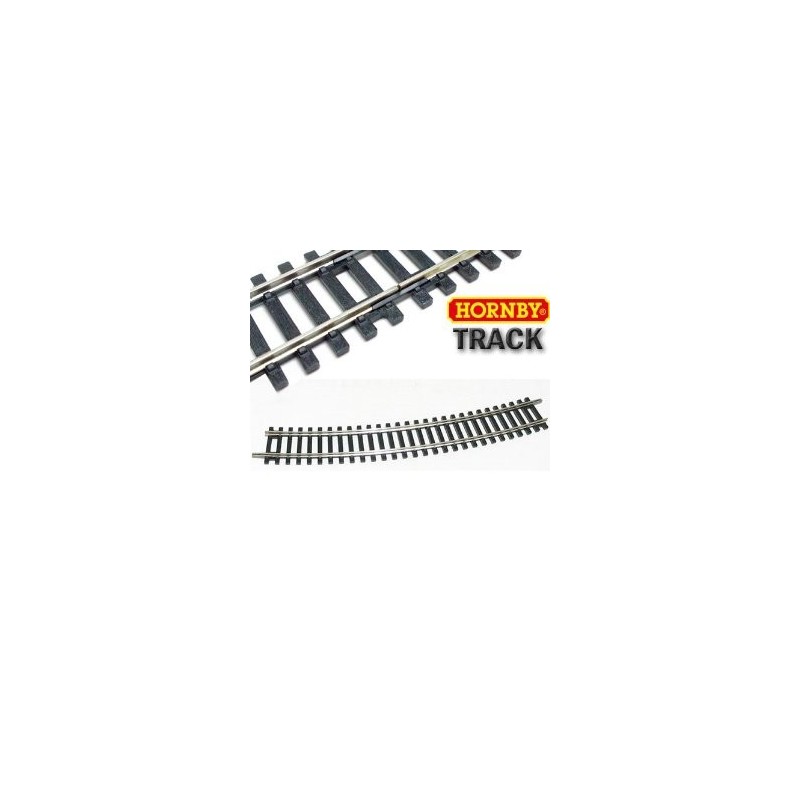Via curva R3, 22,5º R608 Hornby/Electrotren Escala H0