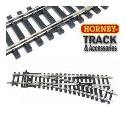 Desvío estándar derechas R8073 Hornby Escala H0