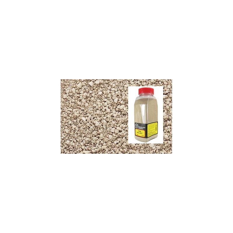 Balasto beige claro de grano fino B1373 Woodland Scenics