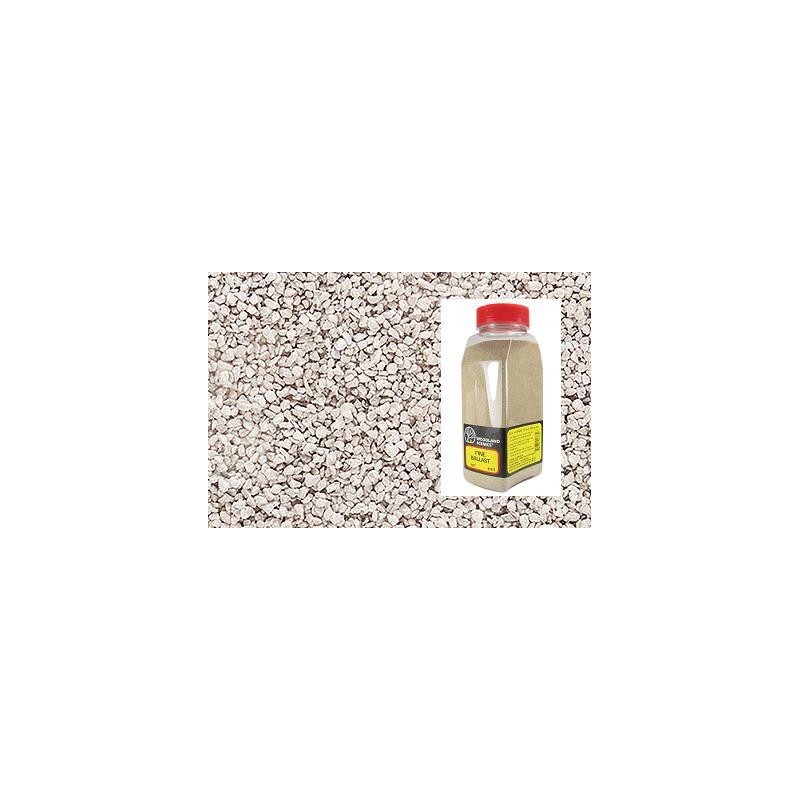 Balasto gris claro de grano fino B1374 Woodland Scenics