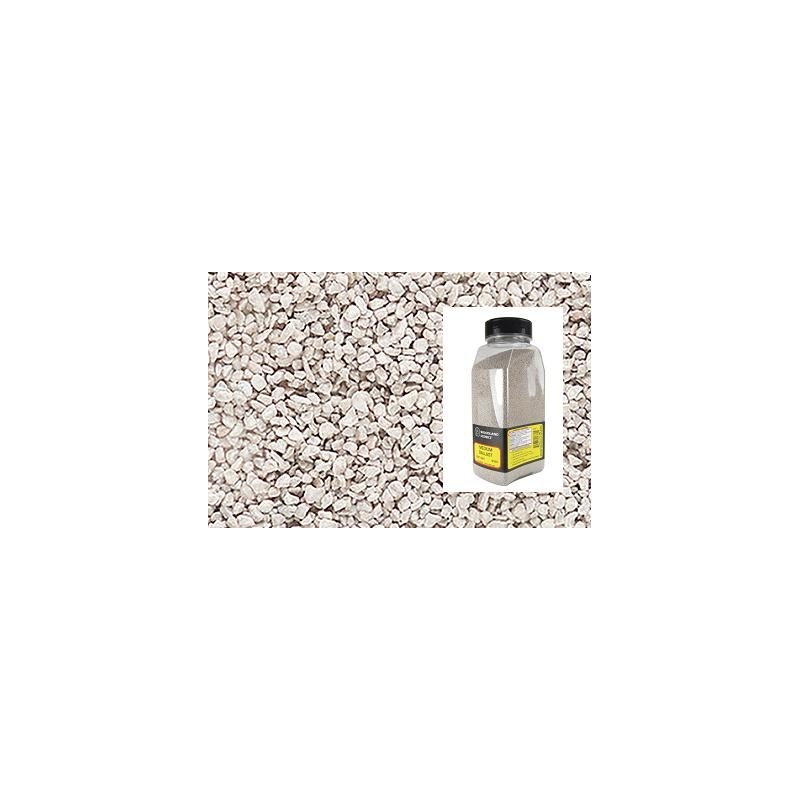 Balasto gris claro de grano medio B1381 Woodland Scenic