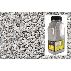 Balasto mezcla de grises de grano medio B1394 Woodland Scenic