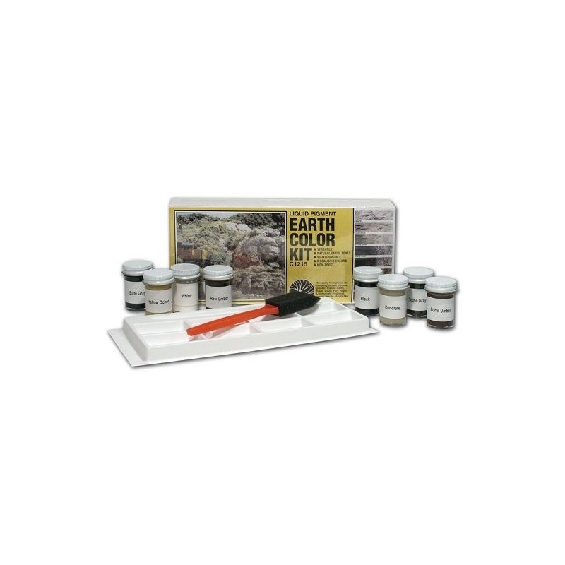 Set de pigmentacion Earth Colors Woodland Scenic C1215