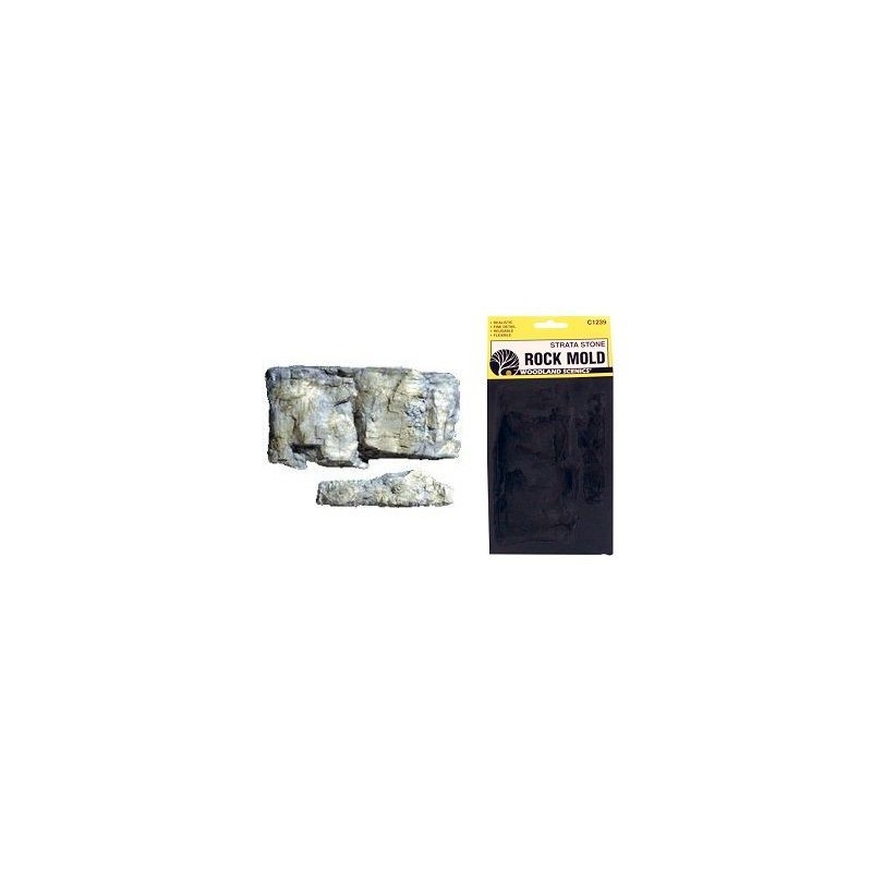 Molde para hacer rocas de yeso C1239 Woodland Scenic