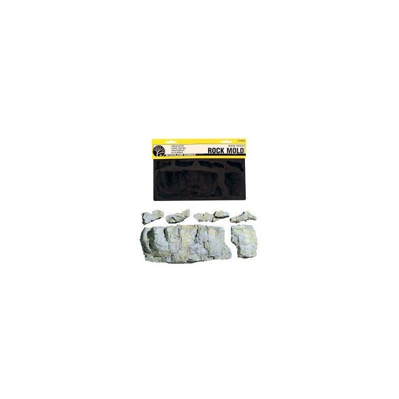 Molde para hacer rocas de yeso C1243 Woodland Scenic