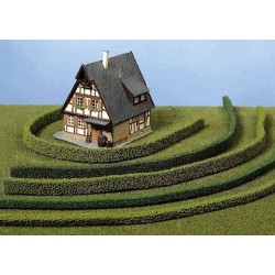 Set 3 setos flexibles 7mm verde oscuro 1185 HEKI