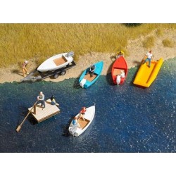 Set de barcas y botes 8057 Busch Escala N
