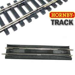 Vía encarriladora / desenganche 168mm  R620 Hornby Escala H0