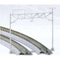 Set 8x postes dobles en portico de catenaria 23-060 KATO Escala N