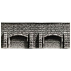 Muralla de piedra con arcadas 19,8 x 7,4 cm 34858 NOCH Escala N