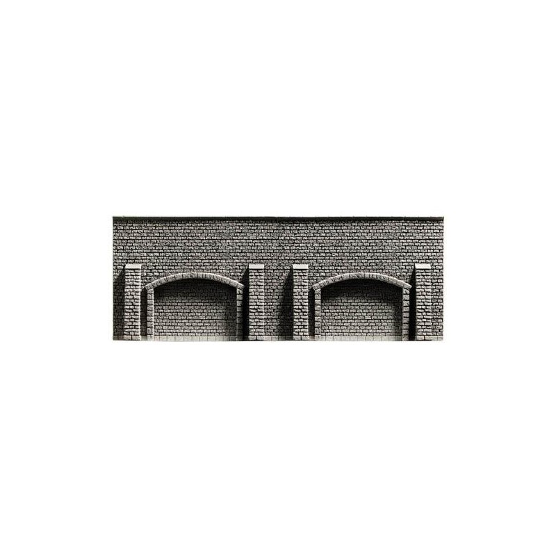 Muralla de piedra con arcadas 19,8 x 7,4 cm 34858 NOCH Escala N