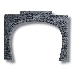 2x Boca de tunel doble via 9,5 x7 cm 34410 NOCH Escala N