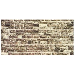 Muro de basalto en cartulina con ligero relieve 32 x 15 cm 57530 NOCH Escala H0