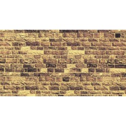 Muro de piedra arenisca en cartulina con ligero relieve 32 x 15 cm 57570 NOCH Escala H0