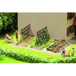 Rodrigones, 4 hileras completas Laser-Cut 14200 NOCH Escala H0