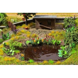 Plantas acuaticas, 17 unidades, Laser-Cut 14052 NOCH Escala H0