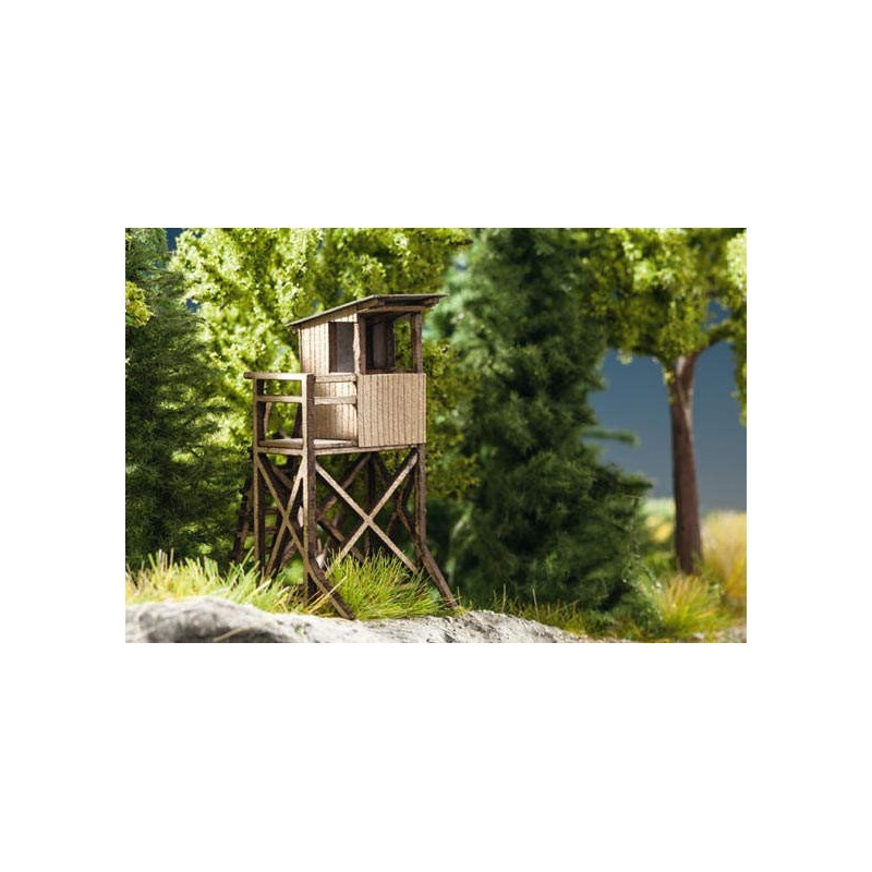 Torreta cazador, 3,0 x 3,0 x 5,4 cm, Laser-Cut 14341 NOCH Escala H0