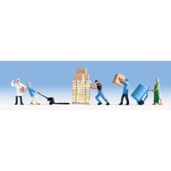 Mozos de almacen 15038 NOCH Escala H0