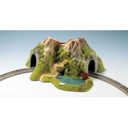 Tunel en curva con montaña para 1 via y R1/R2, 34660 NOCH Escala N