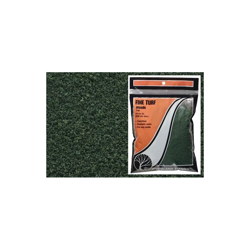 Cesped fino color maleza T46 Woodland Scenic